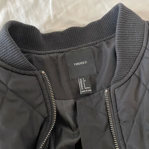 Forever 21 winter pilot jacket, size s